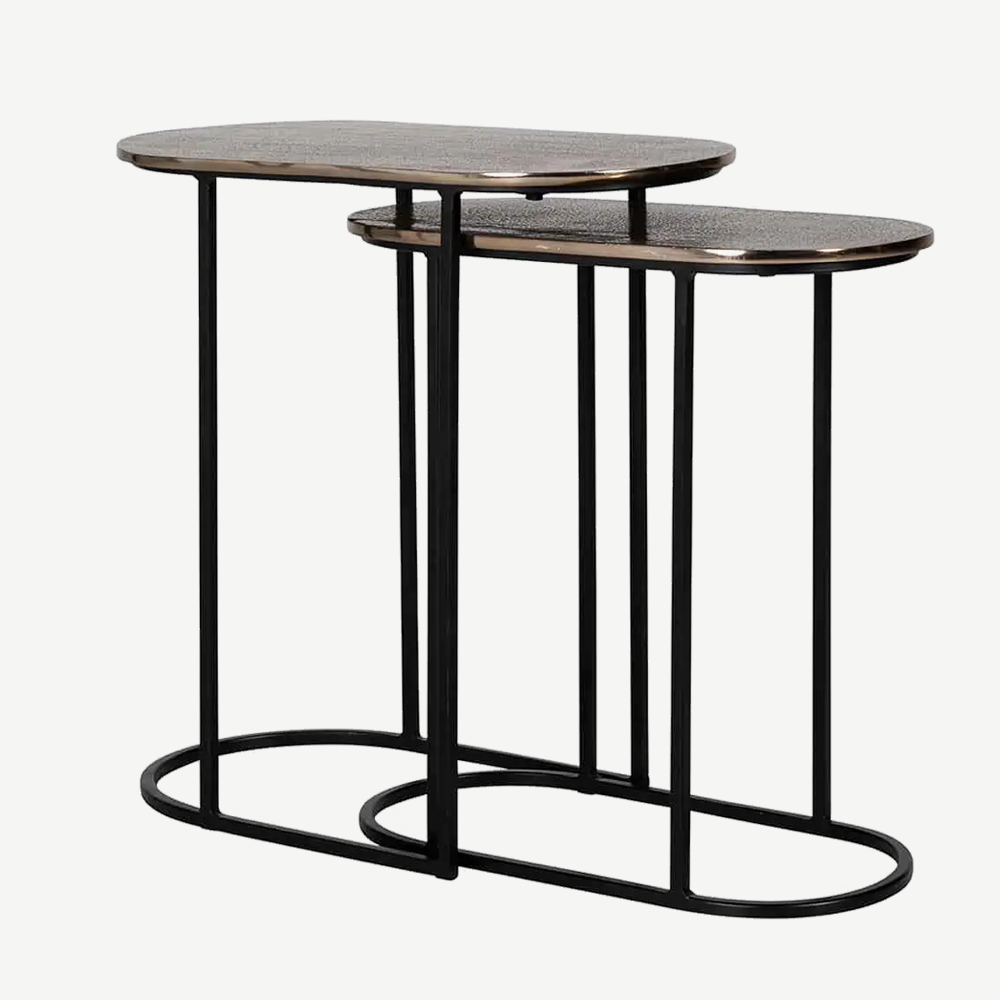 Champagne Gold Chandon Nest of Tables