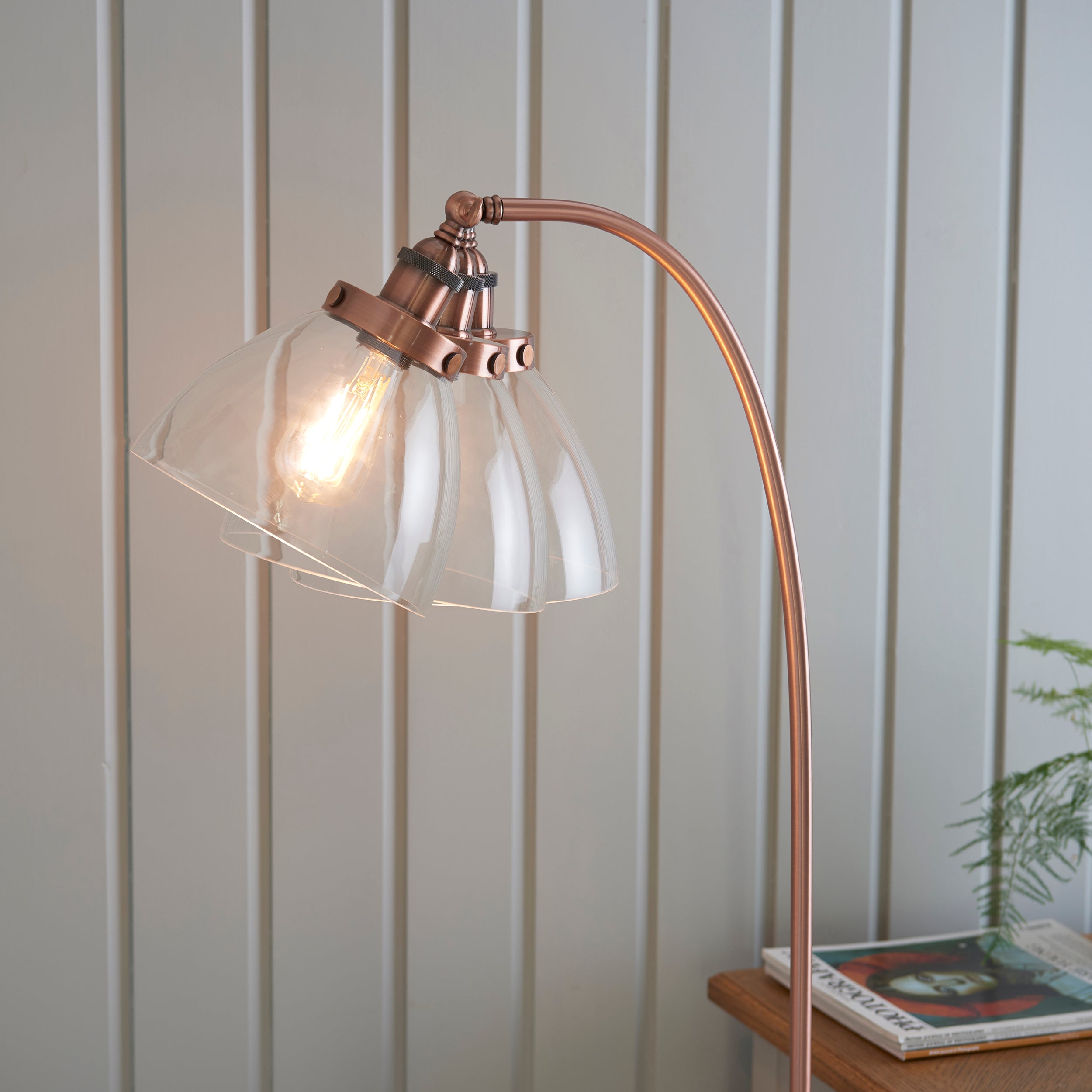 Tatton Copper Task Floor Lamp Arighi Bianchi