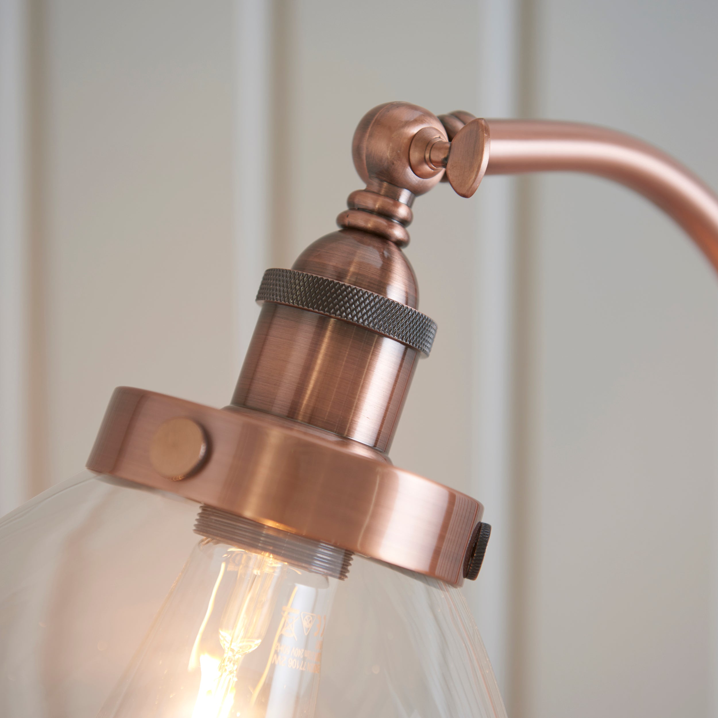 Tatton Copper Task Floor Lamp