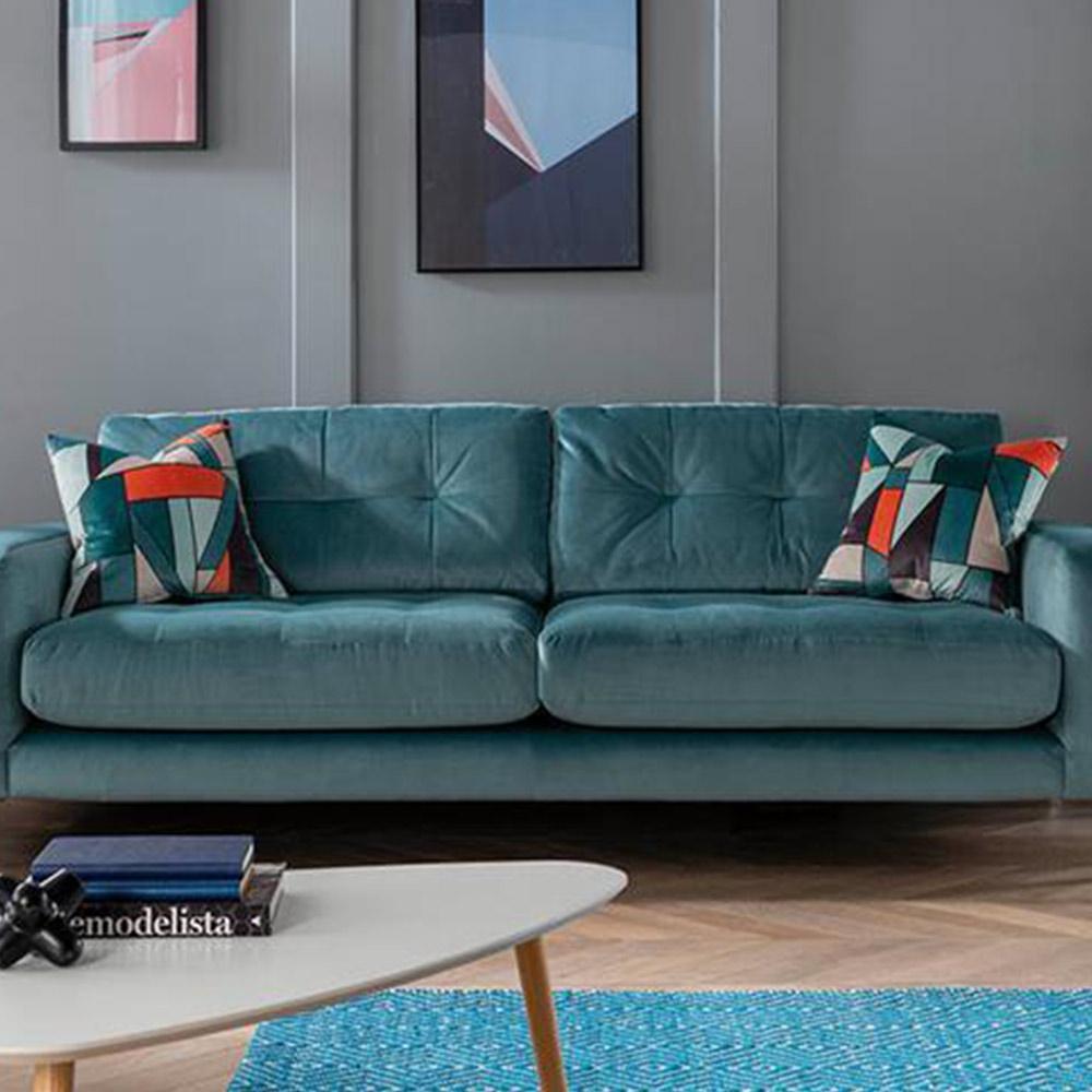 Kenton Large Sofa in Lumeno-Turquoise