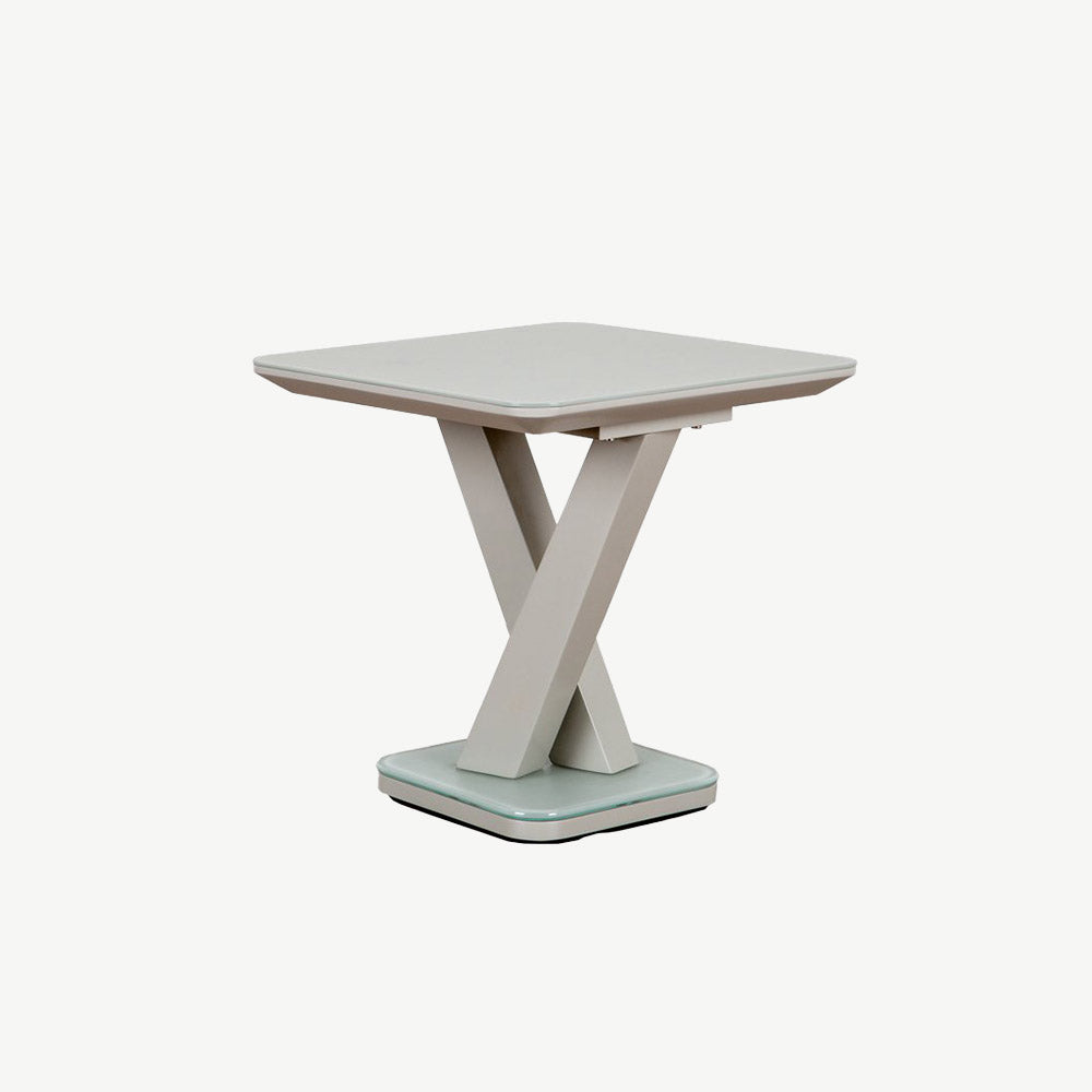 Aragon Matt Grey Lamp Table