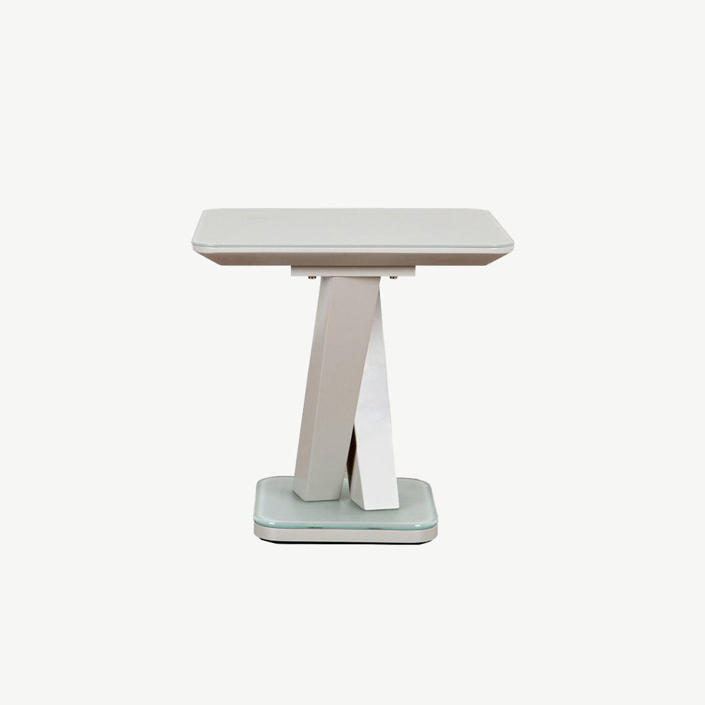Aragon Matt Grey Lamp Table
