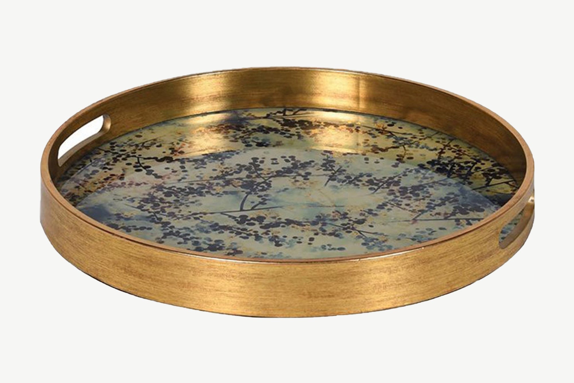 Vintage-Inspired Blossom Pattern Tray