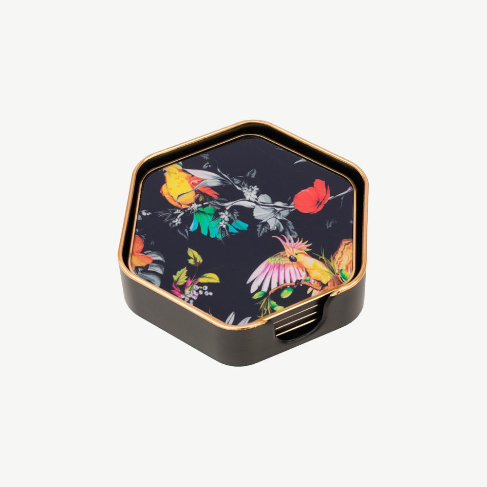 Set of 4 Parrot Coasters