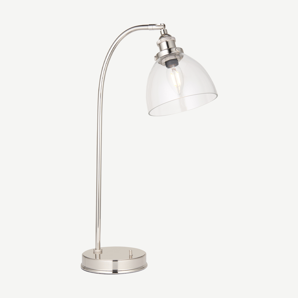 Whirley Clear Glass Table Light