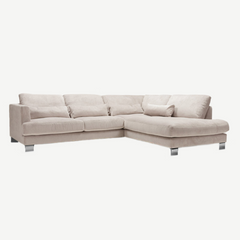 Brandon Corner Sofa 1 in Lilac-Beige-Right-Hand-Facing