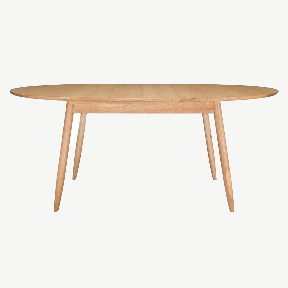 Ercol Teramo small extending dining table in pale oak finish
