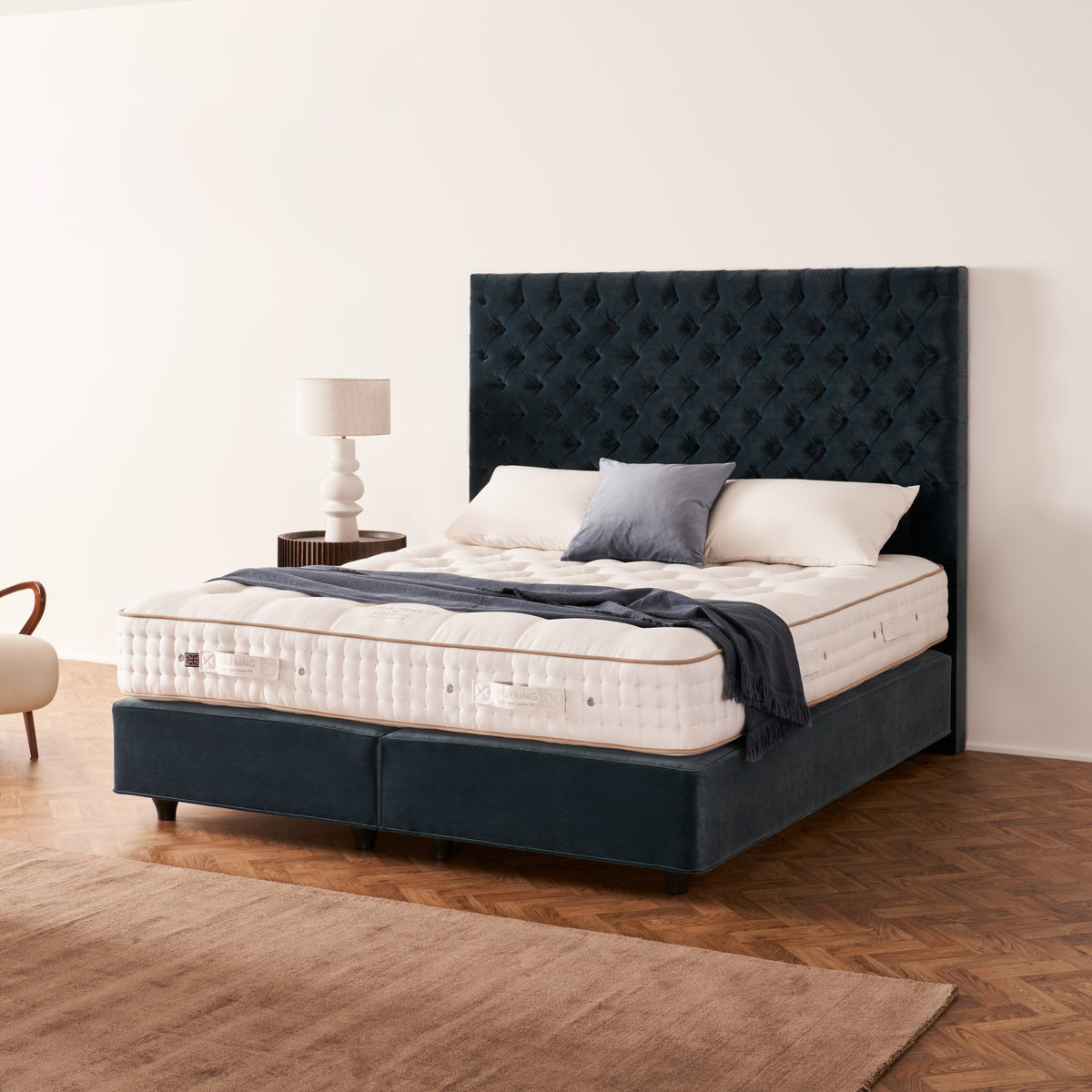 ViSpring Tiara Superb Divan Base and Mattress Set