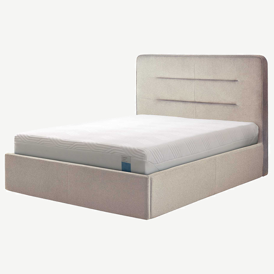 TEMPUR¬¨¬®¬¨¬Æ‚Äö√†√∂‚àö√∫ Linear Ottoman in Tweed-Malt