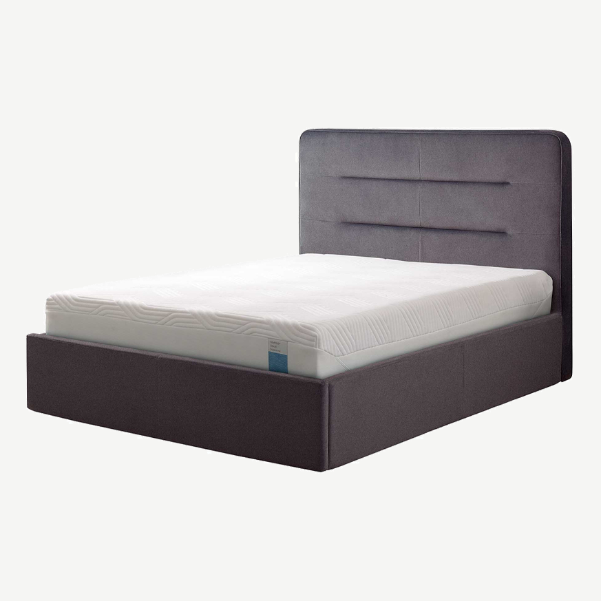 TEMPUR¬¨¬®¬¨¬Æ‚Äö√†√∂‚àö√∫ Linear Ottoman in Twill-Light-Grey