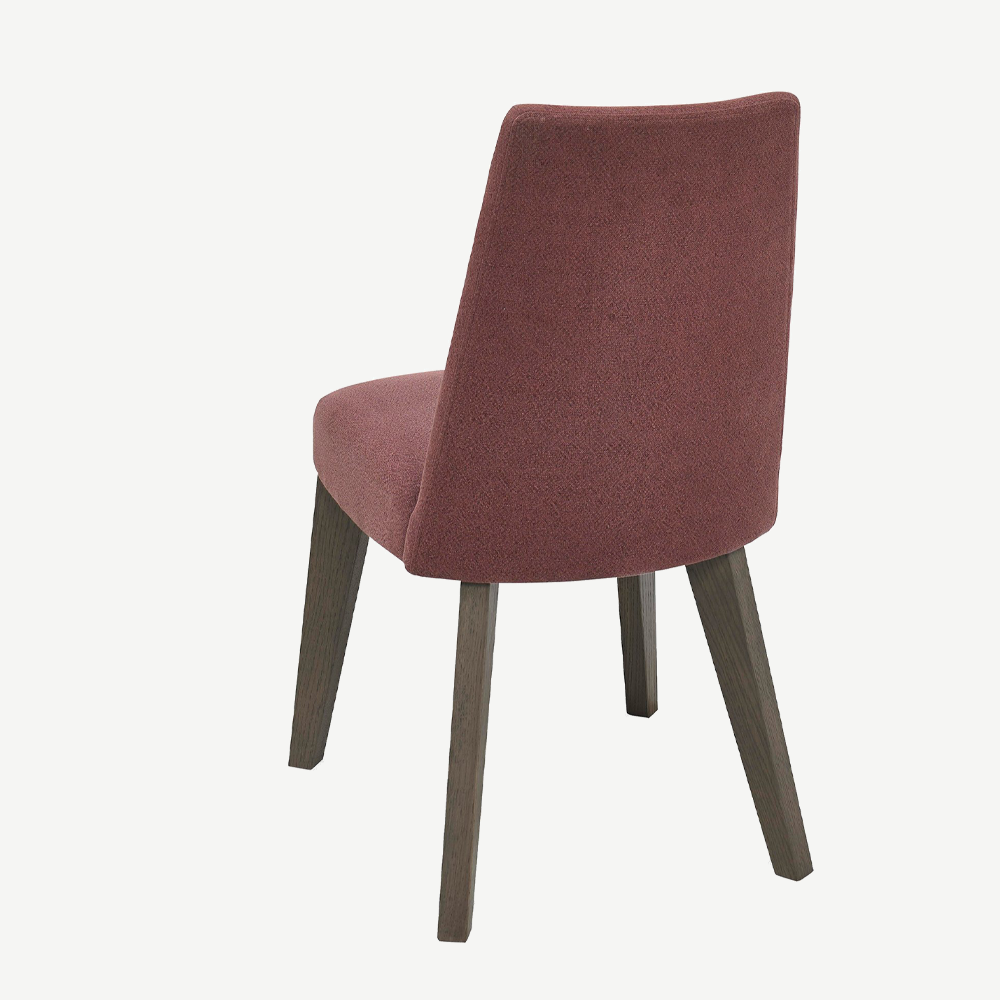 Upholstered chair in Mulberry