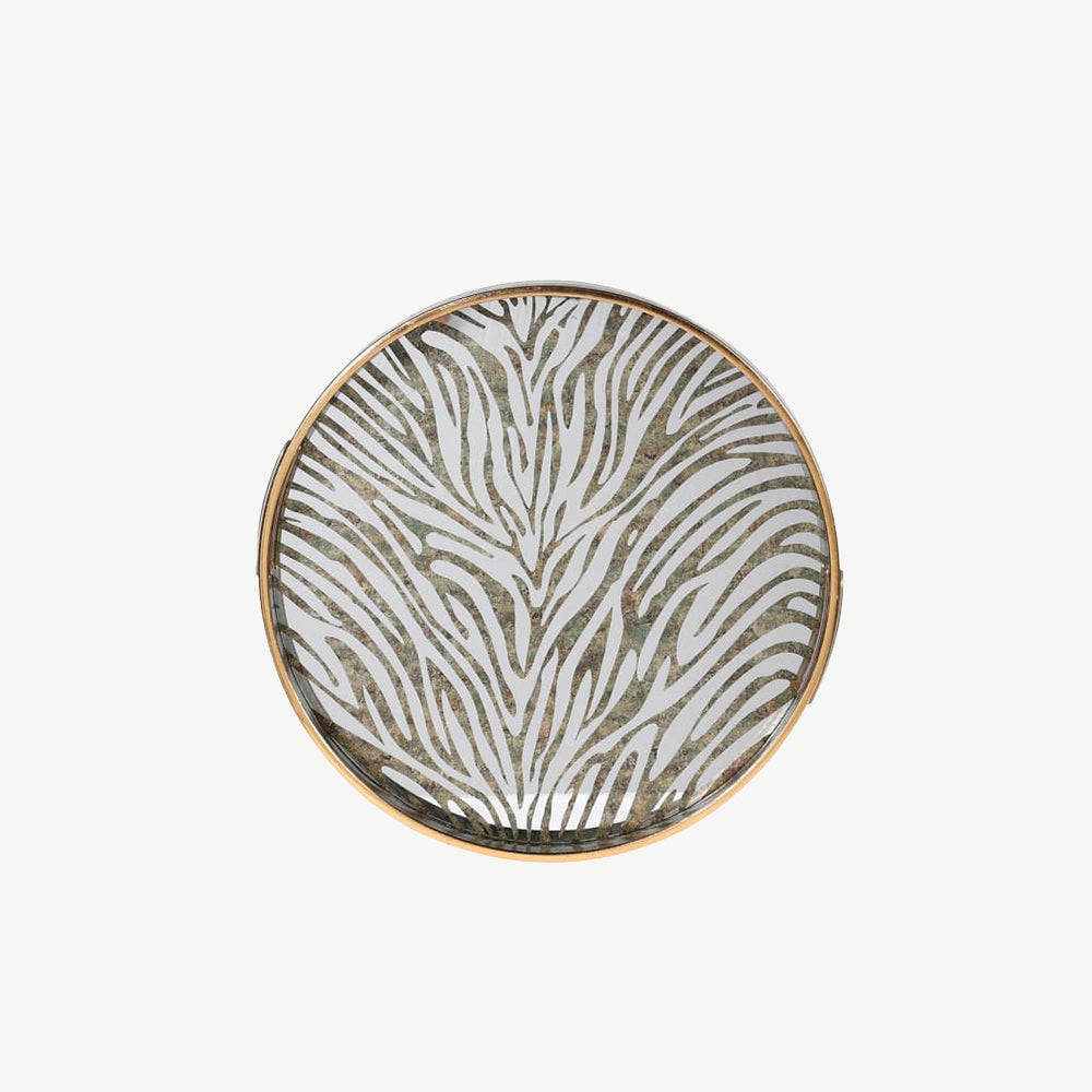 Zebra Pattern Tray
